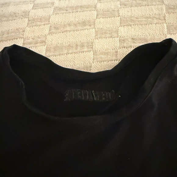 Djerf Avenue Black Long Sleeve Top - Picture 3 of 4